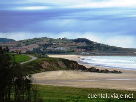 Playa del Merón, San Vicente de la Barquera (Cantabria)